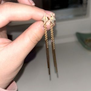 Lightning bolt earrings